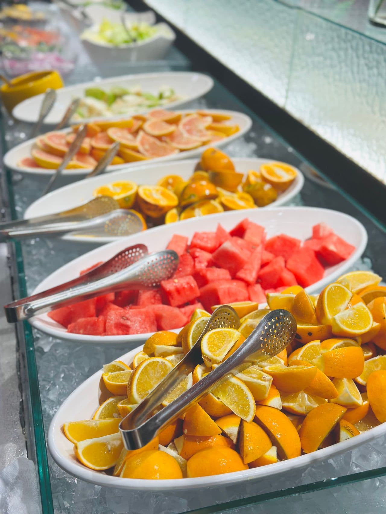 Buffet de fruits frais coupés